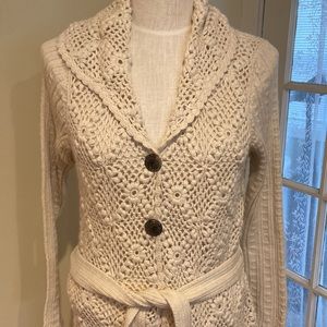 Chapare long belted sweater